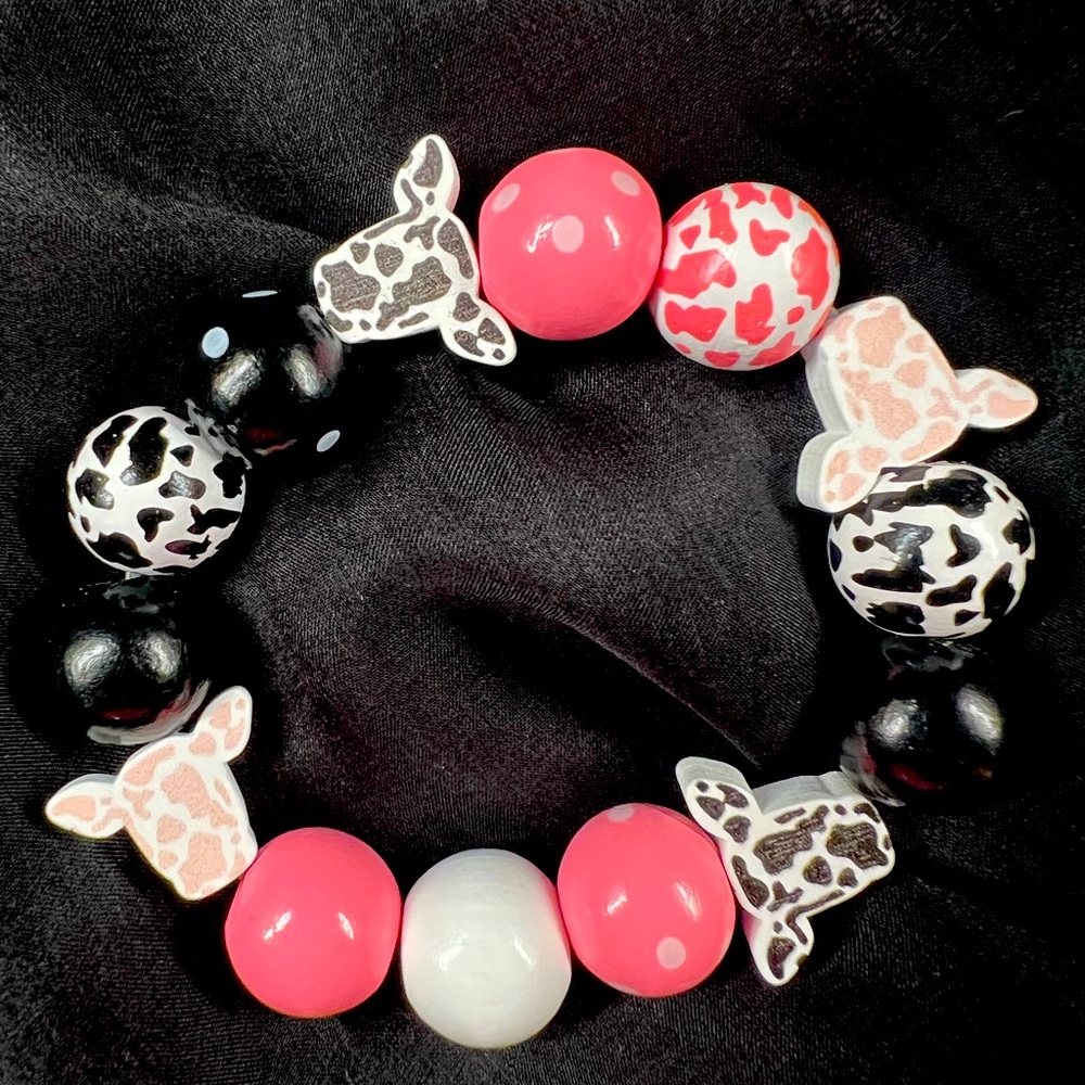 Cute and sassy cow bracelet